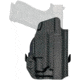 Rounded GLKG4348TLR7CFRHOWBPDL Paddle Holster OWB Black Carbon Fiber Kydex