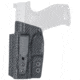 Rounded Tuckable IWB KYDEX Holster, Kimber Micro 9, Left Hand, Carbon Fiber, KBR-MICRO9-CF-LH-TUCK
