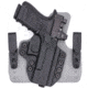 Rounded Tuckable IWB KYDEX/Padded Wide Hybrid Holster, CZ P-10F /P-10C /P-10S, Right Hand, Black, CZU-P10C-BK-RH-WDFOAM