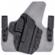 Rounded Tuckable IWB KYDEX/Padded Wide Hybrid Holster, CZ P-10F /P-10C /P-10S, Right Hand, Black, CZU-P10C-BK-RH-WDFOAM