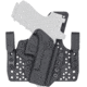 Rounded Wide KYDEX Armaloy Hybrid Holster, CZ P10 Compact, Right Hand, Black, CZU-P10C-BK-RH-WDPOLY