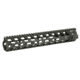 Fortis Manufacturing MLOK Continuous Picatinny Top Rail 12 Inch REV II Free Float Rail System, Black, 12 Inch, FORTREV-II-12-MLOK
