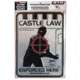 RTD BRS-3M Embossed Sign Castle Law Enforced 8.5x11.5'' Alum BRS3M