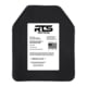 RTS Tactical Ceramic Level RF2 Stand Alone 7800 Series SAPI Cut, Multicurved, 10x12 inch, Black, 10x12 inch, RTS-480202-01