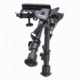 Rudolph Optics 6in.-9in. Black Aluminum Swivel Pivot Bipod, Black 6009880275144