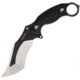 RUIKE F181 Fixed Blade Black Knife, 4.5 14C28N Sandvik stainless blade, Black sculpted G10 handle, F181-B1