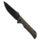 Ruike Ruike P123 Liner Lock Knife Black Sculpted Micarta 3.75" Black, Black, 14C28N, adult, BHQ-208358