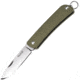 RUIKE S11 Compact Folder Green Folding Knife,2in,Standard Edge,Satin,Green,G10 Handle, S11-G