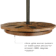 Rush Creek Creations 12-Gun Spinning Floor Rack with Adjustable Height, Dark Walnut, 38-4061