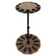Rush Creek Creations 12-Gun Spinning Floor Rack with Adjustable Height, Dark Walnut, 38-4061