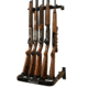 Rush Creek Creations 5-Gun Wall Rack with Smart Stock Technology, Black, 38-5005