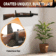 Rush Creek Creations Single Gun Wall Rack, Black, 38-5076
