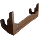 Rush Creek Creations Single Gun Wall Rack, Dark Walnut, 21 x 5 x 7, 38-4068