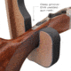 Rush Creek Creations Wall Gun Display Hooks, Walnut, 10.2 x 1.7 x 6.2, 38-4087