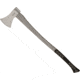 Ruthe Axe Fiberglass Handle, Axe Series, 35.25in Overall, 7.75in Satin S35Vn SS Axe Head With 5in Cutting Edge, Black/Gray Rubberized Fiberglass Handle, Black and gray, 3016065019