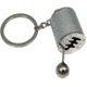 RW Minis 6 Speed Gear Shifter Replica Keychain, Silver, 05.0003.01