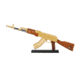 RW Minis AK-47, Replica 1/3 scale, non-firing model, Gold, RWGLDAK47