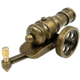 RW Minis Cannon With 5 Shells 1-5 Scale Replica, Metal, 01.0009.01