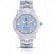 Smith &amp; Bradley Watches Atlantis Automatic Dive Watch, Silver Case/Light Blue Dial, 44mm, ATL101