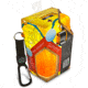 S3 T4000 Waterproof Dry Protective Gun Case, Translucent Orange, T4000-11