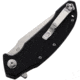 SacTapBang EDC Black EDC Folding Knife, 4.25in Closed, 3.25in Satin D2 Tool Steel Tanto Blade, Black G10 Handle, X003DBOGQN