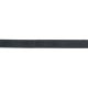 Safariland 030 Buckleless Lined Web Underbelt, Hook/Loop, 1.5in Wide, Plain Black, Size - 36 in