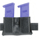 Safariland 079 Concealment Magazine Holder, Snap-On, Double - STX TAC Black, Ambidextrous, 2in. Belt Loop Slot 079-383-13-2