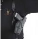 Safariland 1051 ALS Shoulder Holster w/Dual Mag Pouch, Beretta 92, Plain Black, Right Hand, 1051-73-411