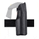Safariland 36 Open Top OC Holder, Designed For DTC MK-9, STX Tac, Black, Left Hand, 745BL Belt Loop w/Screw, Plain Black, 36-8-132