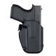 Safariland 571 Slim Subcompact Holster, Smith &amp; Wesson M&amp;P 9 Shield/Smith &amp; Wesson M&amp;P 45 Shield/Smith &amp; Wesson M&amp;P 40 Shield, Left Hand, SafariSeven Plain, Black, 571-179-412