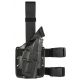 Safariland 6354 ALS Open Top Tactical Thigh Holster, Glock 17 Gen 5, SureFire X300U, Right, STX Tactical, Black, 6354-8325-131-MS19