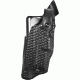 Safariland 6360 ALS/SLS Mid-Ride LVL III  Holster, SA XD 4in .45 ACP, Left, Basketweave, Black, 6360-148-82