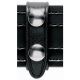 Safariland 65 Belt Keeper, 2 Snap 0.75in.W, Pack Of 4, Plain Black W/ Black Plastic Snap, 1.75in. Belt 65-4-2PBL
