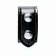 Safariland 655 Belt Keeper Heavy Duty, Basket Weave Black W/ Black Plastic Snap 655-4PBL