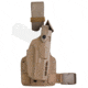 Safariland 7304 7TS ALS/SLS Level III Retention Tactical Holsters, Glock 19 Gen 5, Glock 23, Glock 45, Glock 19X, QLS 19 Fork, Right Hand, FDE Brown, 7304-2835-551-MS19