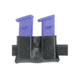 Safariland 079 Concealment Magazine Holder, Snap-On, Double - Plain Black, Ambidextrous 079-118-6