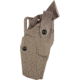 Safariland Model 6360 ALS/SLS Mid-Ride Level-III Duty Holster, Glock 17/22/31, Left Hand, STX Flat Dark Earth, 6360-83-552