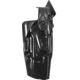Safariland Model 6360 ALS/SLS Mid-Ride Level-III Duty Holster, Glock 37, Left Hand, STX Hi-Gloss Black, 6360-783-492