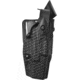 Safariland Model 6360 ALS/SLS Mid-Ride Level-III Duty Holster, Glock 17/22/31, Left Hand, STX Basket Weave Black, 6360-83-482