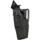 Safariland Model 6360 ALS/SLS Mid-Ride Level-III Duty Holster, Glock 19/23/32, Left Hand, Basket Weave Black, 6360-283-82