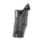 Safariland Model 6360 Als/sls Mid-ride, Level Iii Retention Duty Holster For Cz P10c W/ Light, Black, 6360-3922-132
