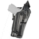 Safariland Model 6360RDS ALS/SLS Mid-Ride Level III Duty Holster, Glock 17/22, SureFire XVL2, Left, Hi Gloss Black, 6360RDS-8329-492