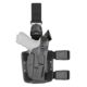 Safariland 7005 7TS SLS Tactical Holster w/Quick Release Leg Strap, Glock 31/Glock 17/Glock 22, Right Hand, STX Plain, Black, 7005-835-411