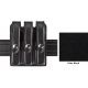Safariland Model 777 Slim Triple Mag Pouch w/Flap B/W Black Colt 1911 777-53-4B