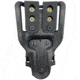 Safariland Modified Universal Belt Loop Mid-Ride w/ QLS Receiver Plate, Black, MUBLQLSBK