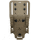 Safariland Modified Universal Belt Loop Mid-Ride w/ QLS Receiver Plate, Coyote Brown, MUBLQLSCB