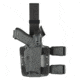 Safariland SLS Tactical Holster, Right Hand, STX Tactical Black Leg Shroud Single Strap 6004-77-121-SP10
