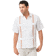 Saint Bernard S1103GK Greek Key Long Sleeve Guayabera Shirt - Mens, ms-g-short-sl-gu-shirt