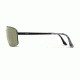 Maui Jim Sandalwood Sunglasses w/ Gunmetal Black Frame and Maui HT Lenses - HT217-02, Side View