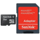 SanDisk microSDHC Card Class 4 with Adapter 328370